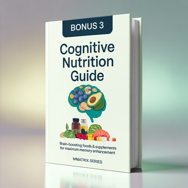 Memo Matrix Bonus 3 - Cognitive Nutrition Guide